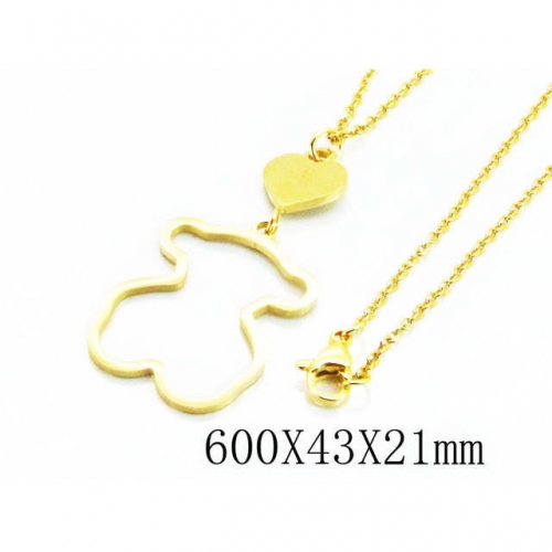 Wholesale Stainless Steel 316L Necklaces (Hot Sale) NO.#BC02N0201PQ