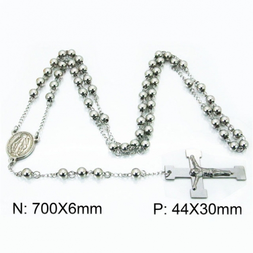 Wholesale Stainless Steel 316L Necklace Cross Necklace NO.#BC40N0964PR