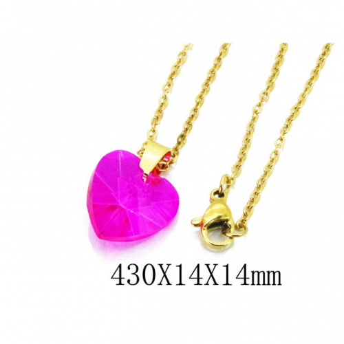 Wholesale Stainless Steel 316L Necklace (Love Necklace) NO.#BC12N0110JLC