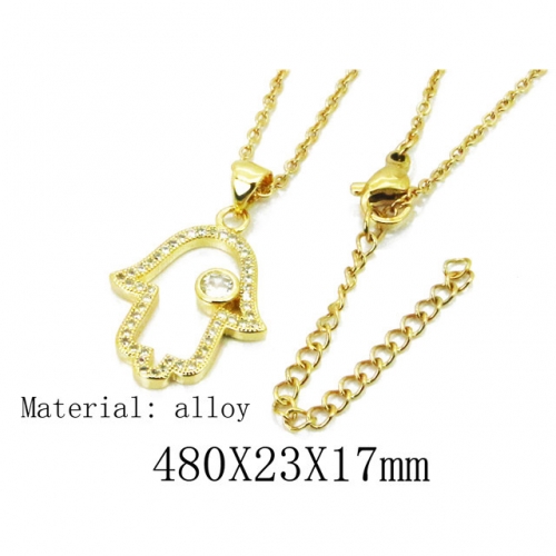 Wholesale Fashion Copper Alloy Jewelry Necklace NO.#BC54N0352ML