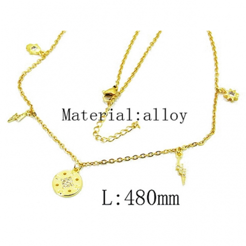 Wholesale Fashion Copper Alloy Jewelry Necklace NO.#BC54N0371HHE