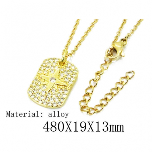 Wholesale Fashion Copper Alloy Jewelry Necklace NO.#BC54N0354NL