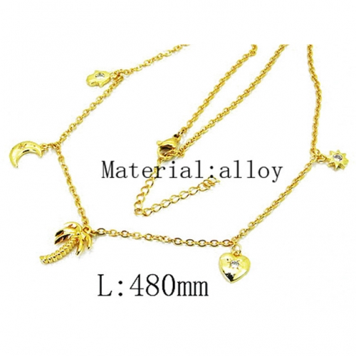 Wholesale Fashion Copper Alloy Jewelry Necklace NO.#BC54N0372HHR