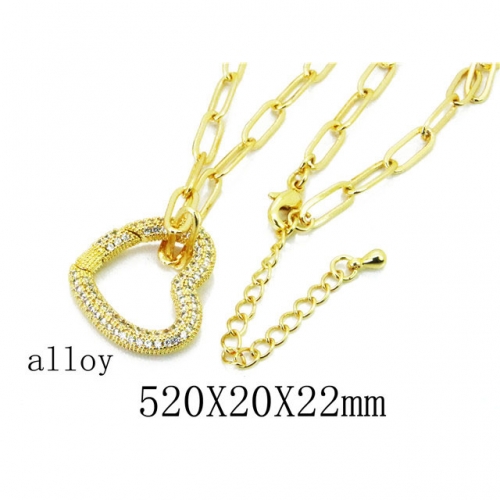 Wholesale Fashion Copper Alloy Jewelry Necklace NO.#BC35N0400HOR