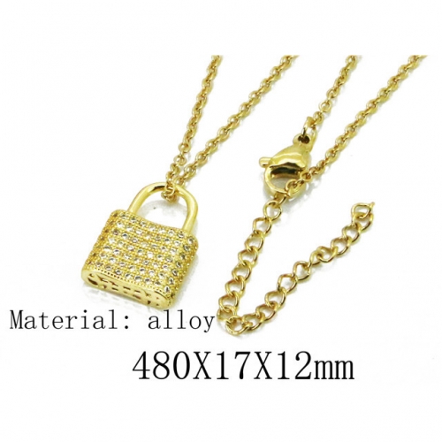 Wholesale Fashion Copper Alloy Jewelry Necklace NO.#BC54N0364NL