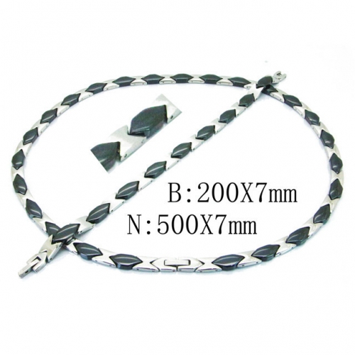 Wholesale Stainless Steel 316L Popular Jewelry Set NO.#BC36S0005PCC