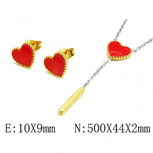 Wholesale Stainless Steel 316L Jewelry Love Sets NO.#BC59S1315NL