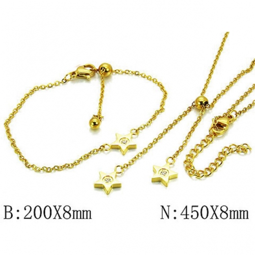 Wholesale Stainless Steel 316L Jewelry Popular Sets NO.#BC06S0980HMR