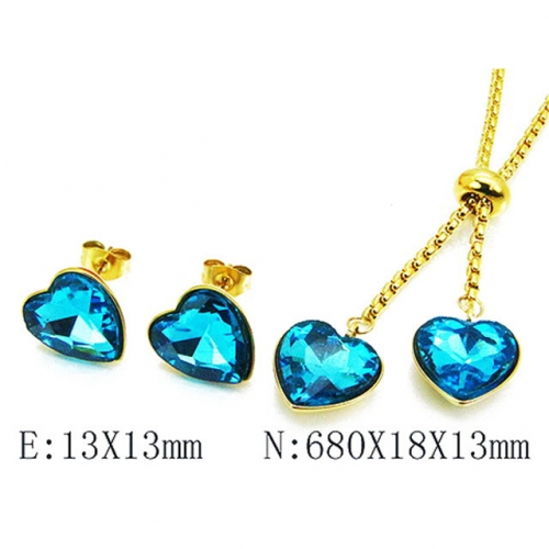 Wholesale Stainless Steel 316L Jewelry Love Sets NO.#BC85S0208HHQ