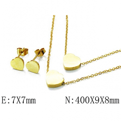 Wholesale Stainless Steel 316L Jewelry Love Sets NO.#BC81S0324OE