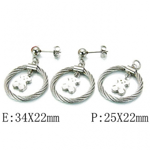 Wholesale Stainless Steel 316L Jewelry Hot Sales Sets NO.#BC64S0764HPA