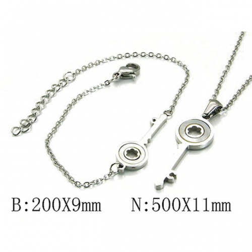 Wholesale Stainless Steel 316L Jewelry Popular Sets NO.#BC06S0990HLE