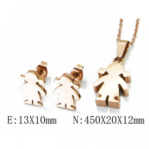 Wholesale Stainless Steel 316L Jewelry Love Sets NO.#BC91S0539HHL