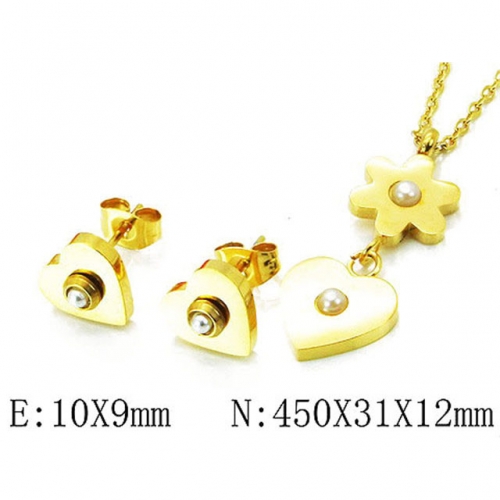 Wholesale Stainless Steel 316L Jewelry Love Sets NO.#BC90S0206HML