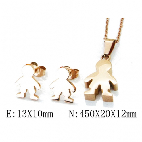 Wholesale Stainless Steel 316L Jewelry Love Sets NO.#BC91S0542HHL