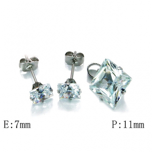 Wholesale Stainless Steel 316L Jewelry Crystal Stone Sets NO.#BC21S0029IJ