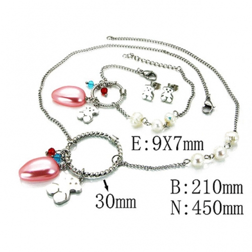 Wholesale Stainless Steel 316L Jewelry Hot Sales Sets NO.#BC64S0664KZV