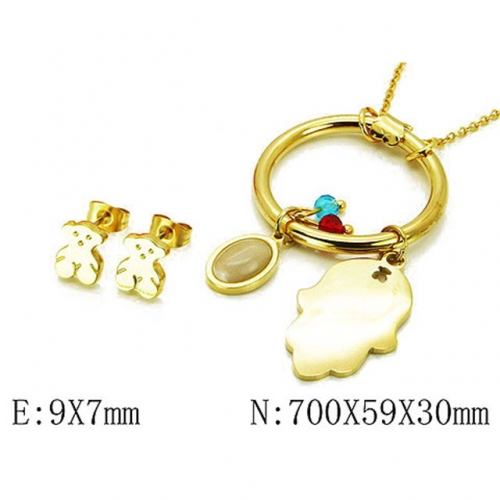 Wholesale Stainless Steel 316L Jewelry Hot Sales Sets NO.#BC64S0607IKQ
