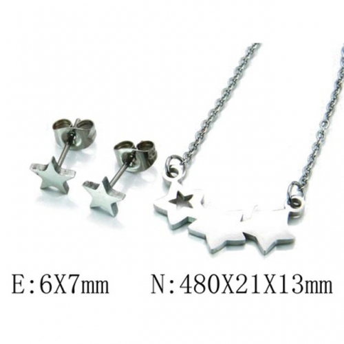 Wholesale Stainless Steel 316L Jewelry Popular Sets NO.#BC54S0174LW