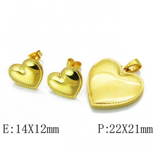 Wholesale Stainless Steel 316L Jewelry Love Sets NO.#BC06S0915HJR