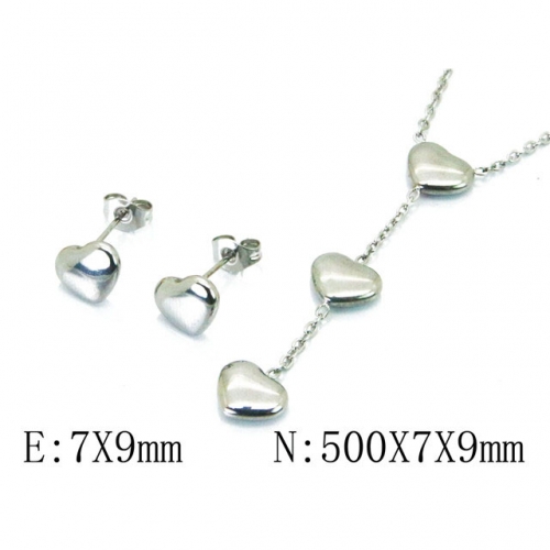 Wholesale Stainless Steel 316L Jewelry Love Sets NO.#BC59S1312ND
