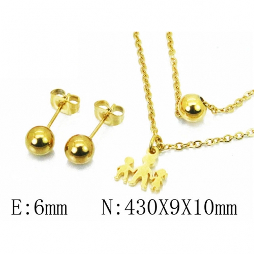 Wholesale Stainless Steel 316L Jewelry Love Sets NO.#BC91S0670N5