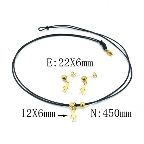 Wholesale Stainless Steel 316L Jewelry Love Sets NO.#BC91S0650PB