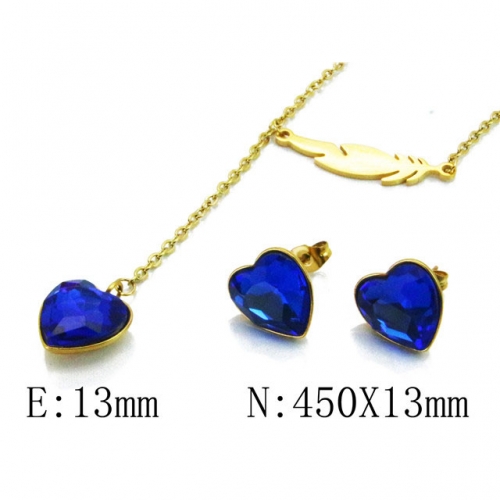 Wholesale Stainless Steel 316L Jewelry Love Sets NO.#BC85S0287NL