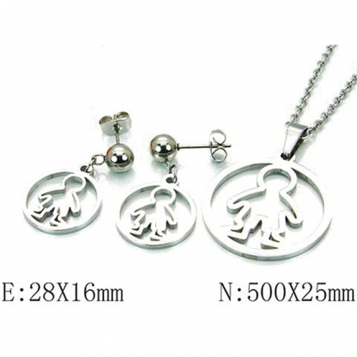 Wholesale Stainless Steel 316L Jewelry Love Sets NO.#BC91S0657HGF