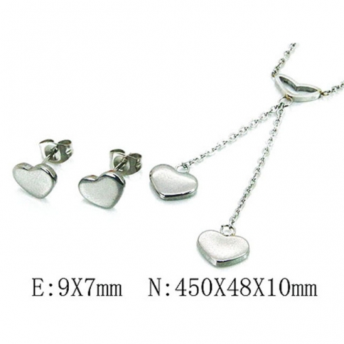 Wholesale Stainless Steel 316L Jewelry Love Sets NO.#BC81S1001OS