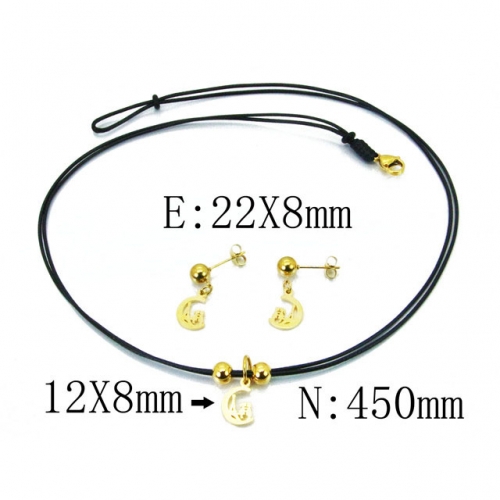 Wholesale Stainless Steel 316L Jewelry Love Sets NO.#BC91S0629PB