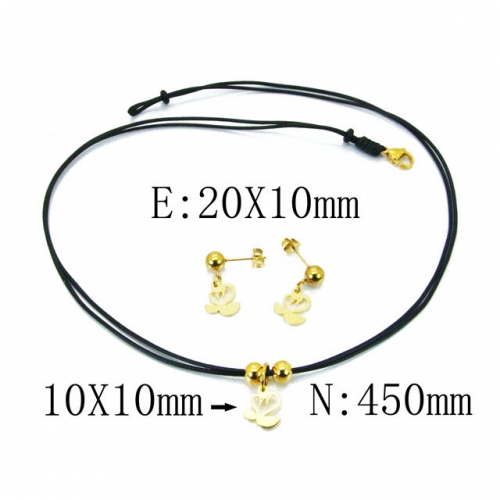 Wholesale Stainless Steel 316L Jewelry Love Sets NO.#BC91S0639PW
