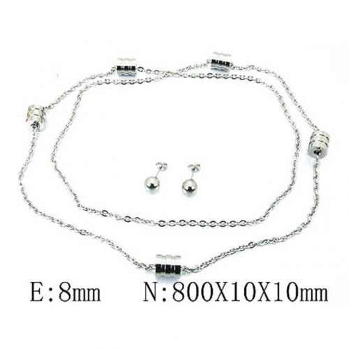 Wholesale Stainless Steel 316L Jewelry Popular Sets NO.#BC59S1512HKA