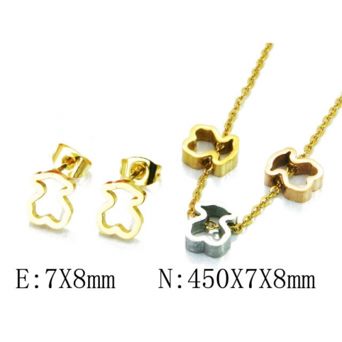 Wholesale Stainless Steel 316L Jewelry Hot Sales Sets NO.#BC64S1124HTT