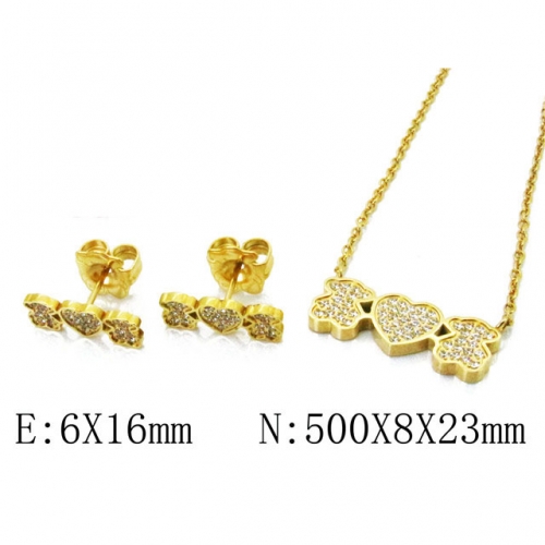 Wholesale Stainless Steel 316L Jewelry Hot Sales Sets NO.#BC90S0646KKS