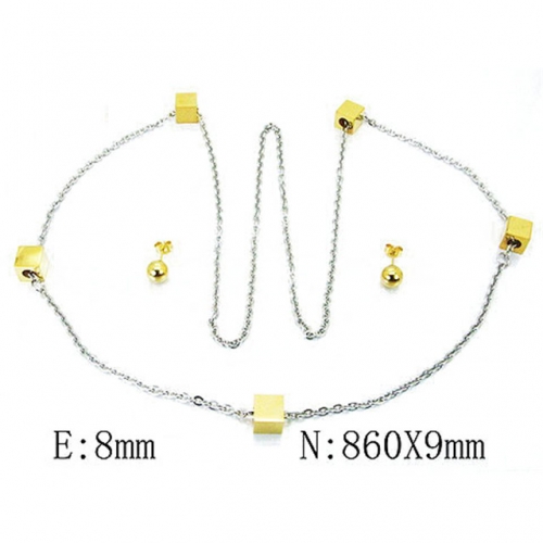 Wholesale Stainless Steel 316L Jewelry Popular Sets NO.#BC59S1252HMW