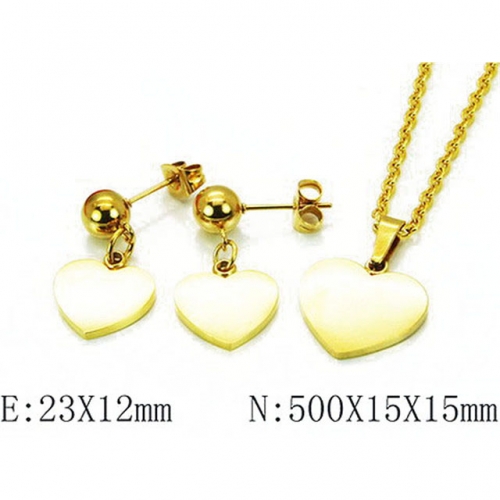 Wholesale Stainless Steel 316L Jewelry Love Sets NO.#BC91S0656HIF