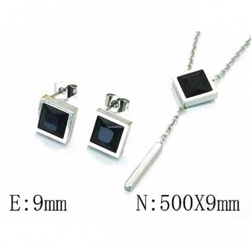 Wholesale Stainless Steel 316L Jewelry Crystal Stone Sets NO.#BC59S1262NW