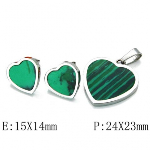 Wholesale Stainless Steel 316L Jewelry Love Sets NO.#BC06S0912HHQ