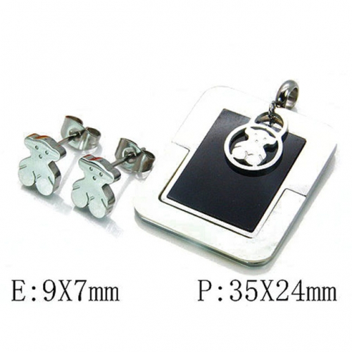 Wholesale Stainless Steel 316L Jewelry Hot Sales Sets NO.#BC64S0560IBB