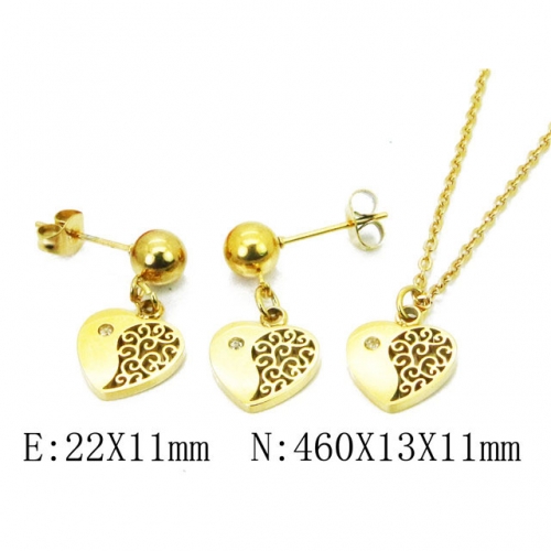 Wholesale Stainless Steel 316L Jewelry Love Sets NO.#BC91S0694P5