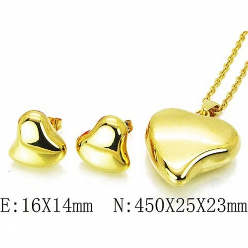 Wholesale Stainless Steel 316L Jewelry Love Sets NO.#BC67S0207O5