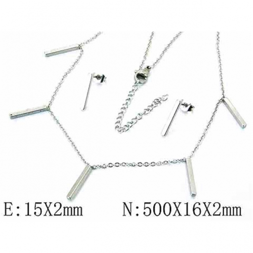 Wholesale Stainless Steel 316L Jewelry Popular Sets NO.#BC59S1258NW