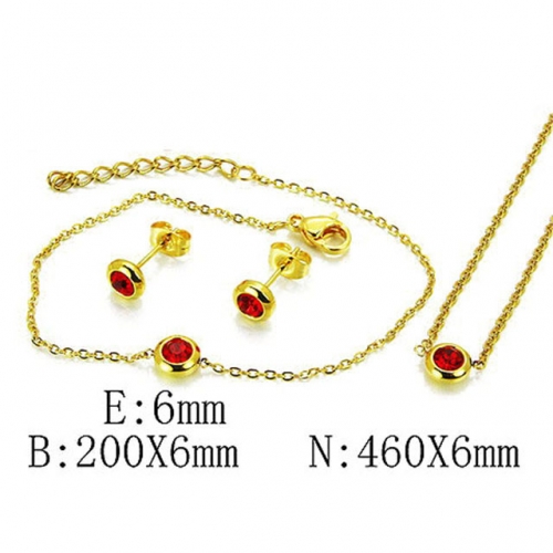 Wholesale Stainless Steel 316L Jewelry Crystal Stone Sets NO.#BC59S2561ML