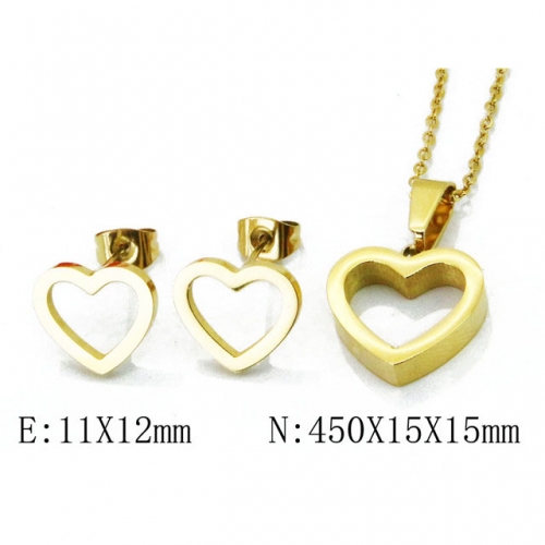 Wholesale Stainless Steel 316L Jewelry Love Sets NO.#BC91S0556HHL