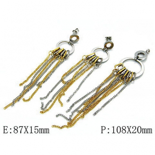 Wholesale Stainless Steel 316L Jewelry Three Color Sets NO.#BC21S0081HJS