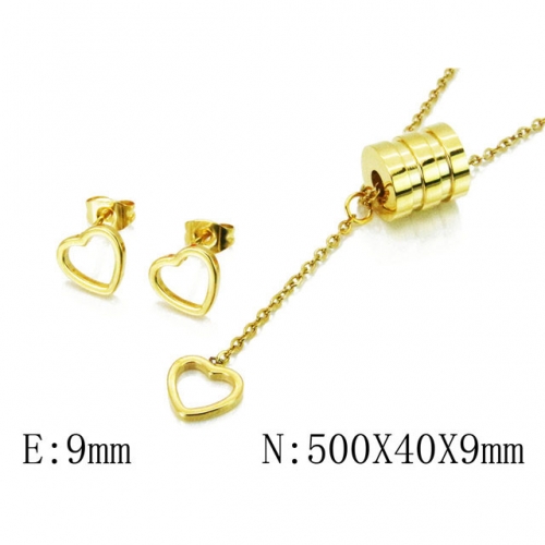 Wholesale Stainless Steel 316L Jewelry Love Sets NO.#BC59S1420O50