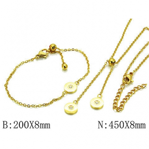 Wholesale Stainless Steel 316L Jewelry Popular Sets NO.#BC06S0982HMX