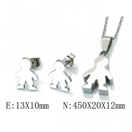 Wholesale Stainless Steel 316L Jewelry Love Sets NO.#BC91S0540PA