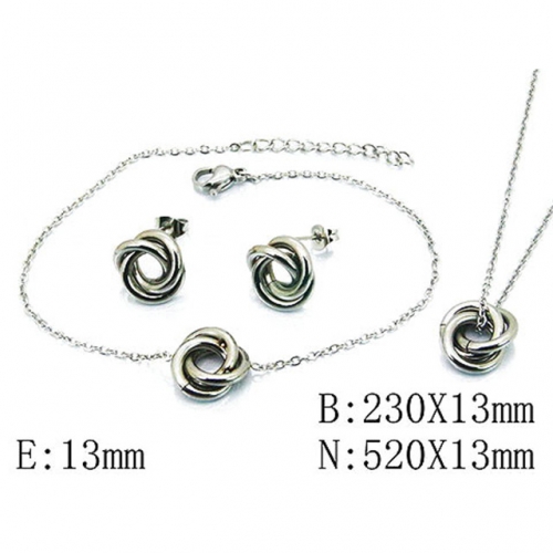 Wholesale Stainless Steel 316L Jewelry Popular Sets NO.#BC59S1231PE